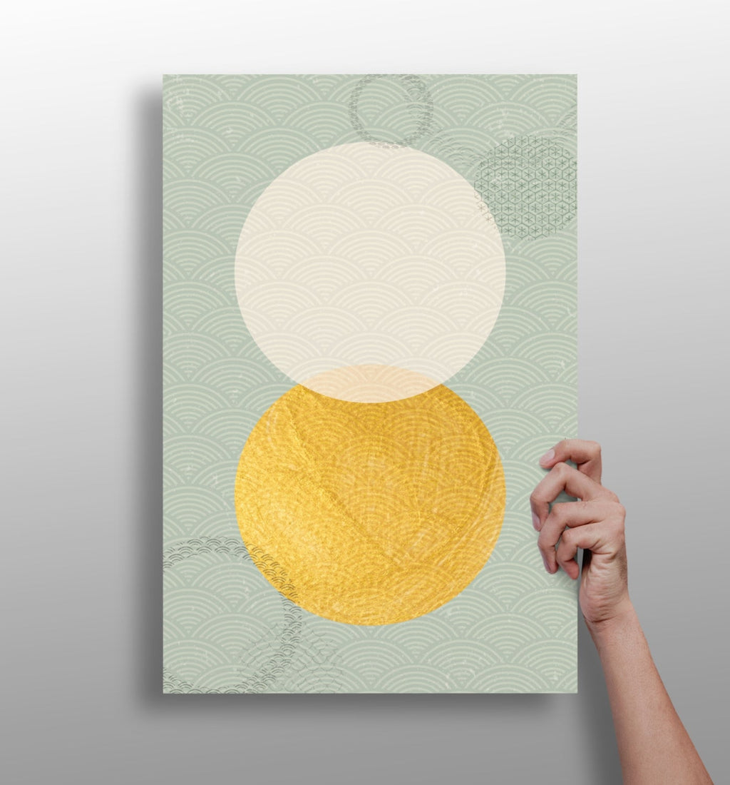 Abstract Art Dots V1 Aluminum Print-0