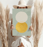 Abstract Art Dots V1 Aluminum Print-3