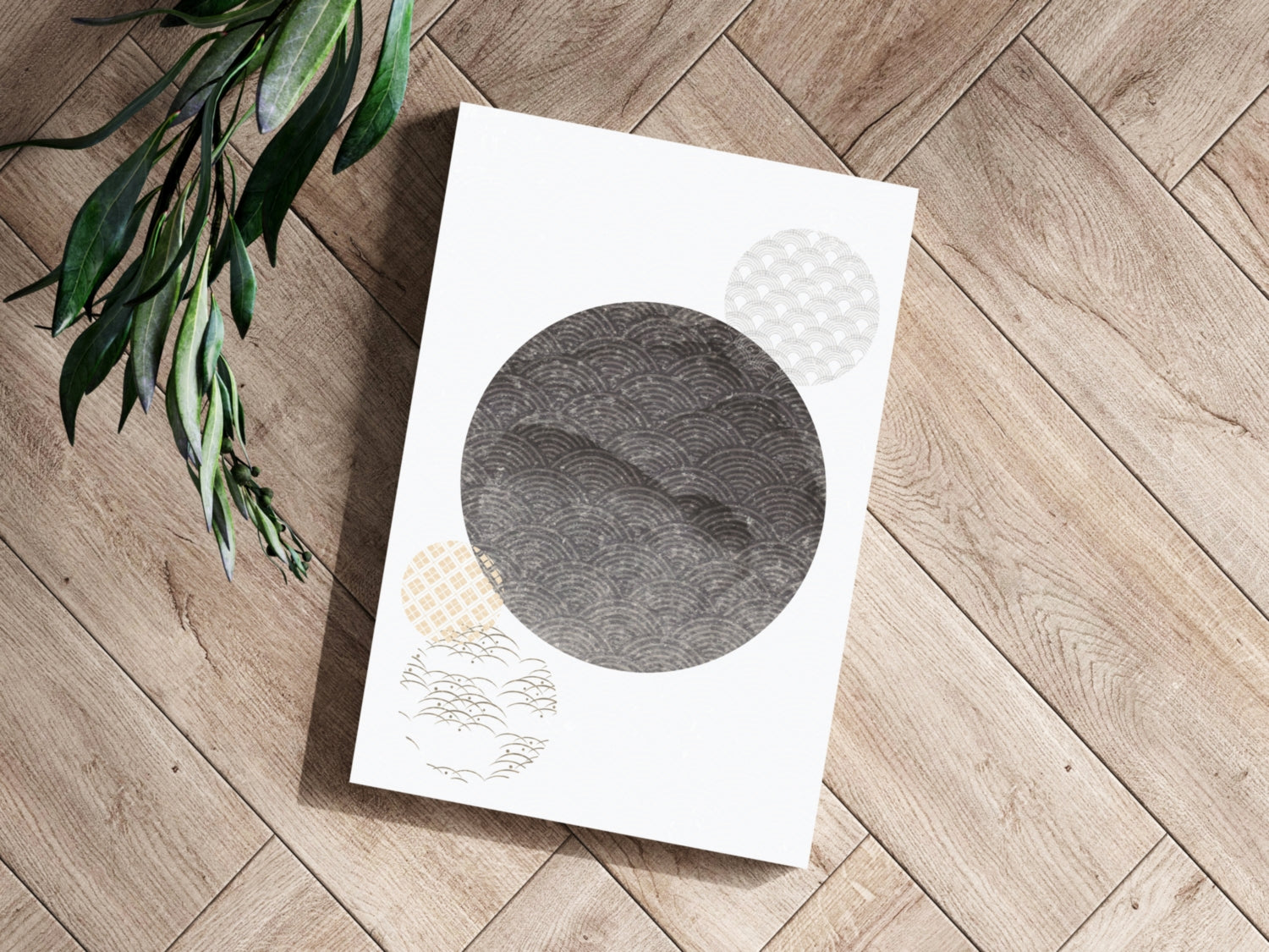 Abstract Art Dots V2 Aluminum Print-2