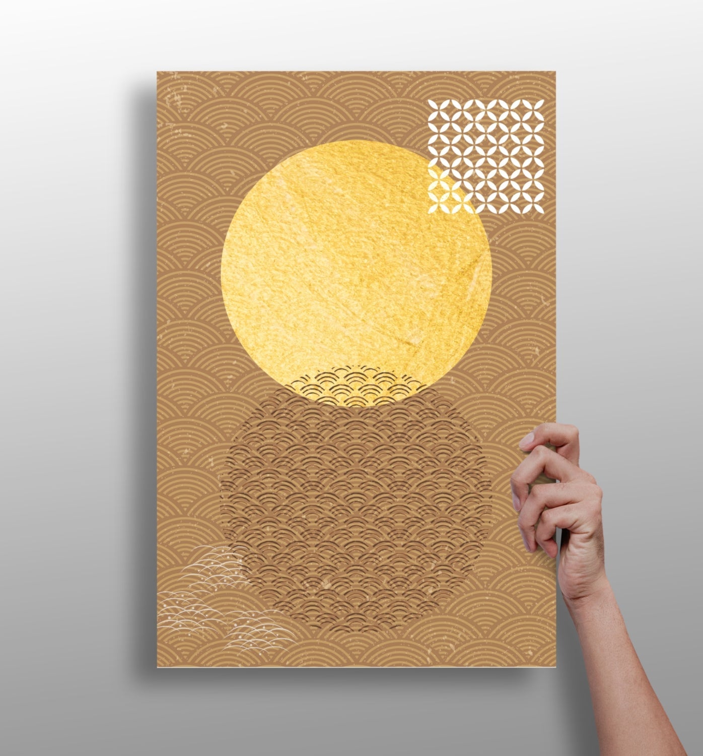 Abstract Art Dots V3 Aluminum Print-0