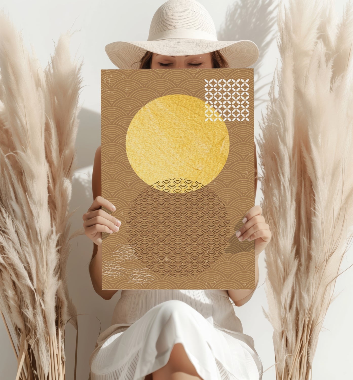 Abstract Art Dots V3 Aluminum Print-3