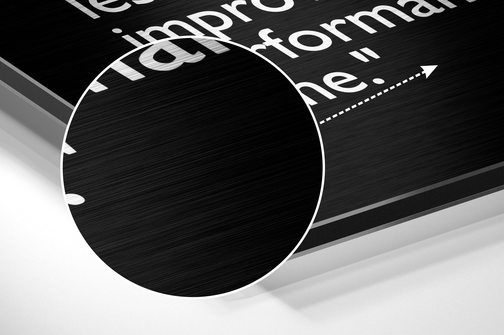 Words of Malcolm Brushed Aluminium Dibond Wall Art-2