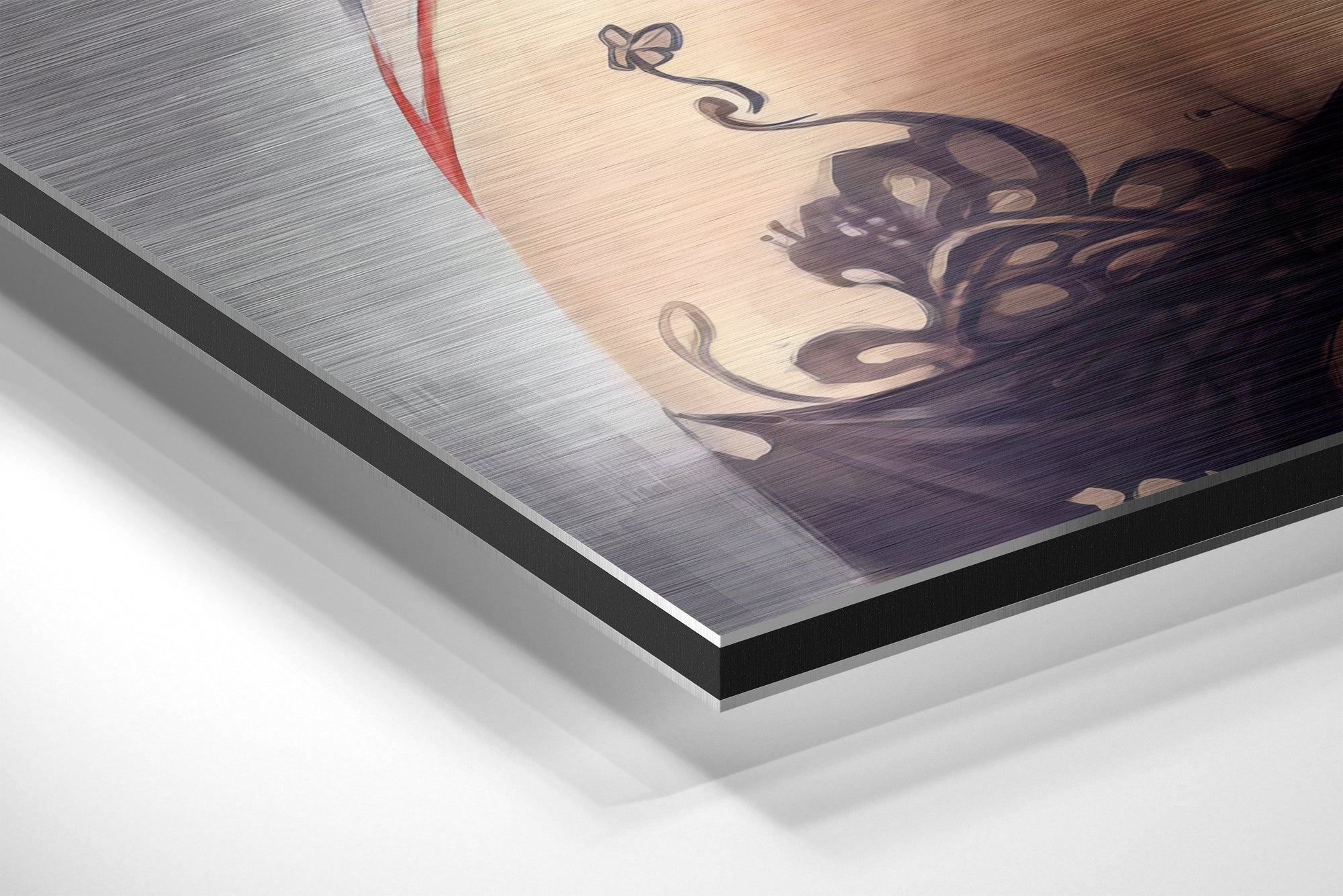 Androwoman Brushed Aluminium Dibond Wall Art-1