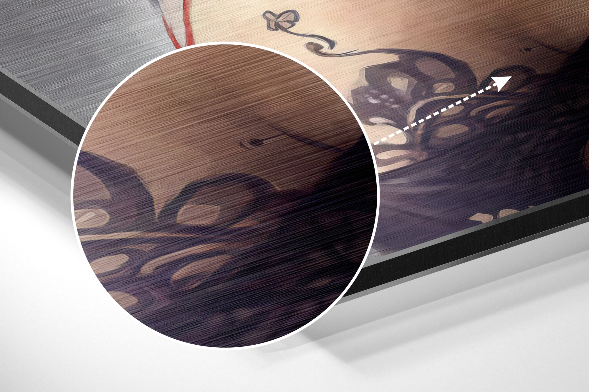 Androwoman Brushed Aluminium Dibond Wall Art-2