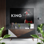 LeBron James Brushed Aluminium Dibond Wall Art-0