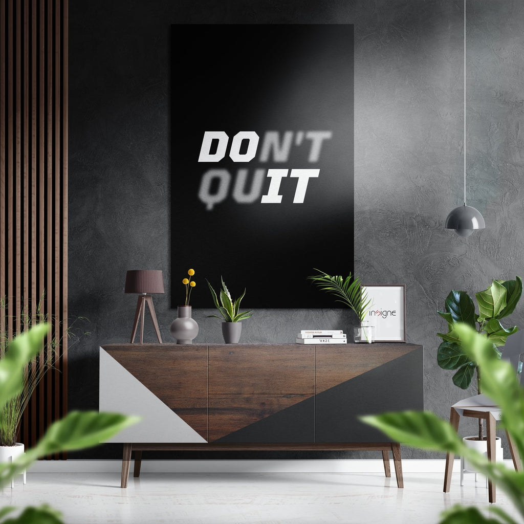 Do It Brushed Aluminium Dibond Wall Art-0