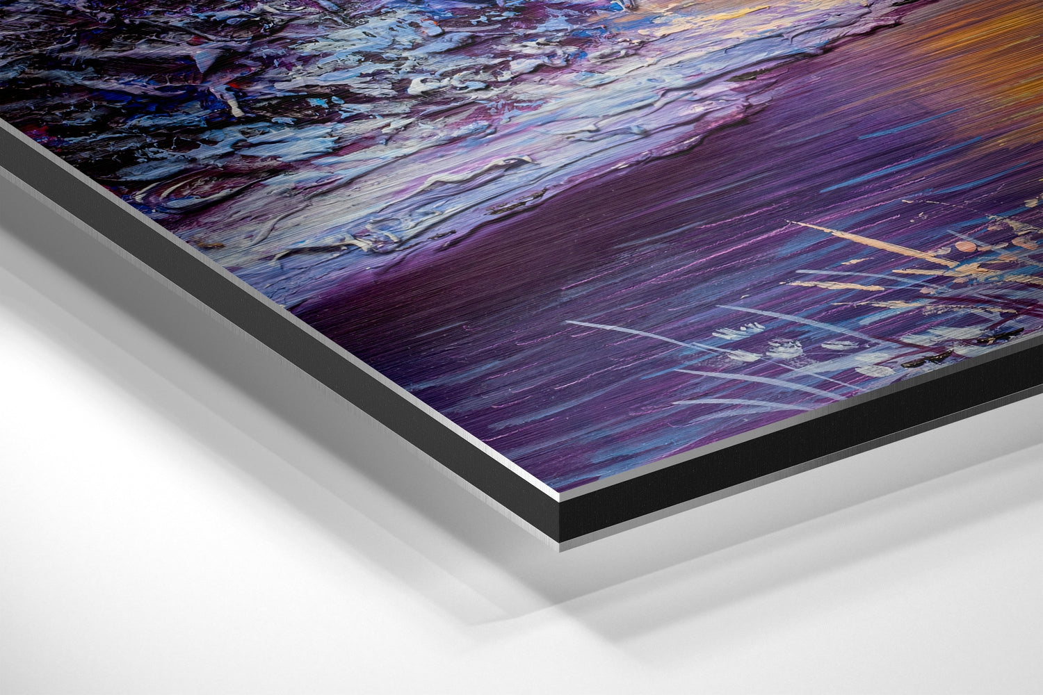 River View Brushed Aluminium Dibond Wall Art-1