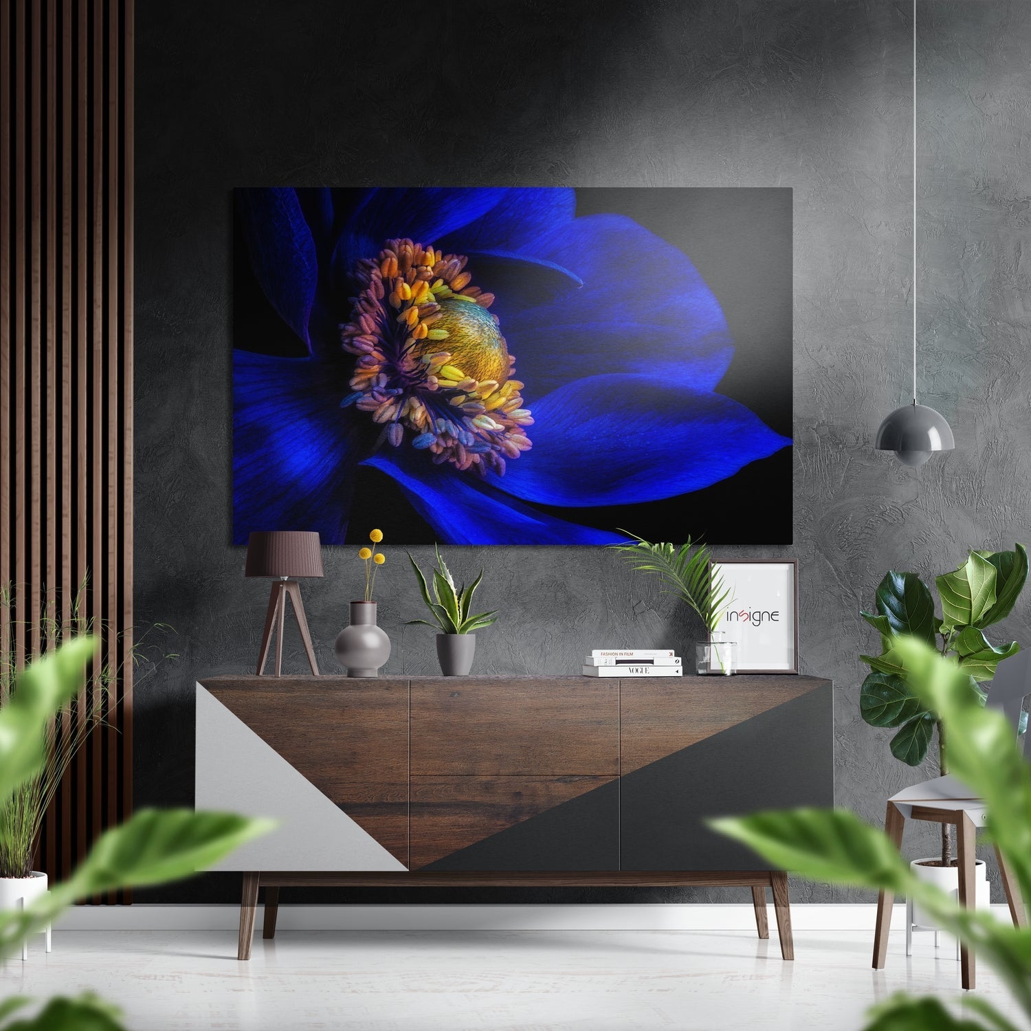 Micro Beauty Brushed Aluminium Dibond Wall Art-0