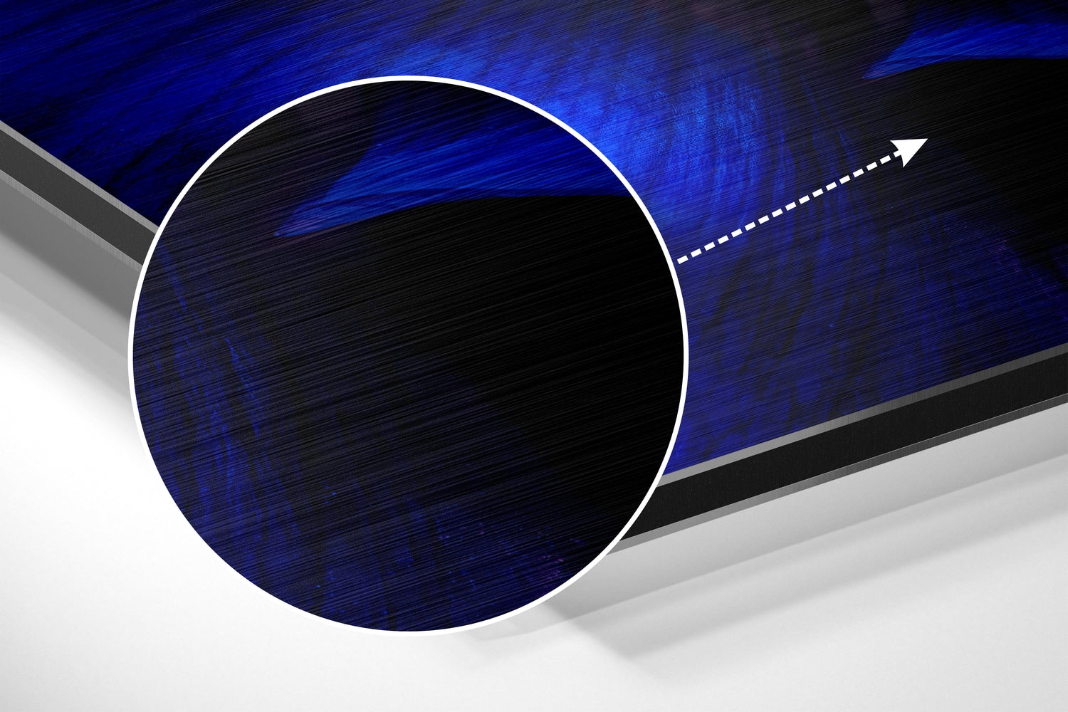 Micro Beauty Brushed Aluminium Dibond Wall Art-2