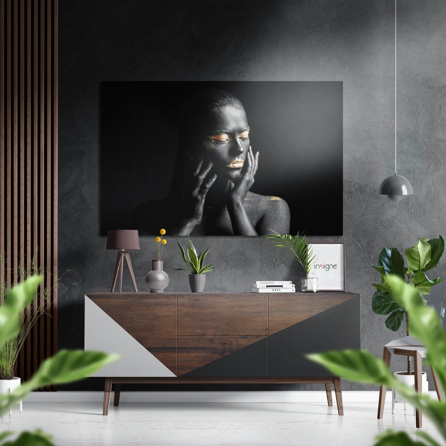 Noble Stance Brushed Aluminium Dibond Wall Art-0