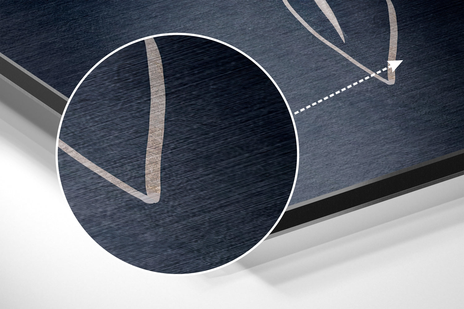 Purest Brushed Aluminium Dibond Wall Art-2