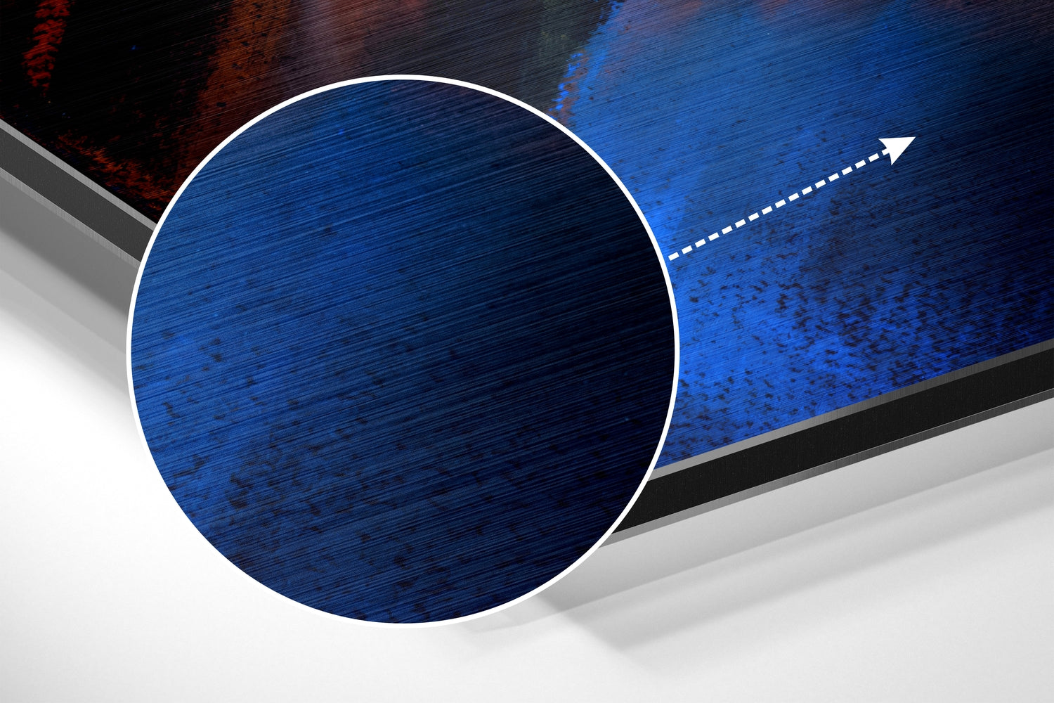 Horses in Love Brushed Aluminium Dibond Wall Art-2