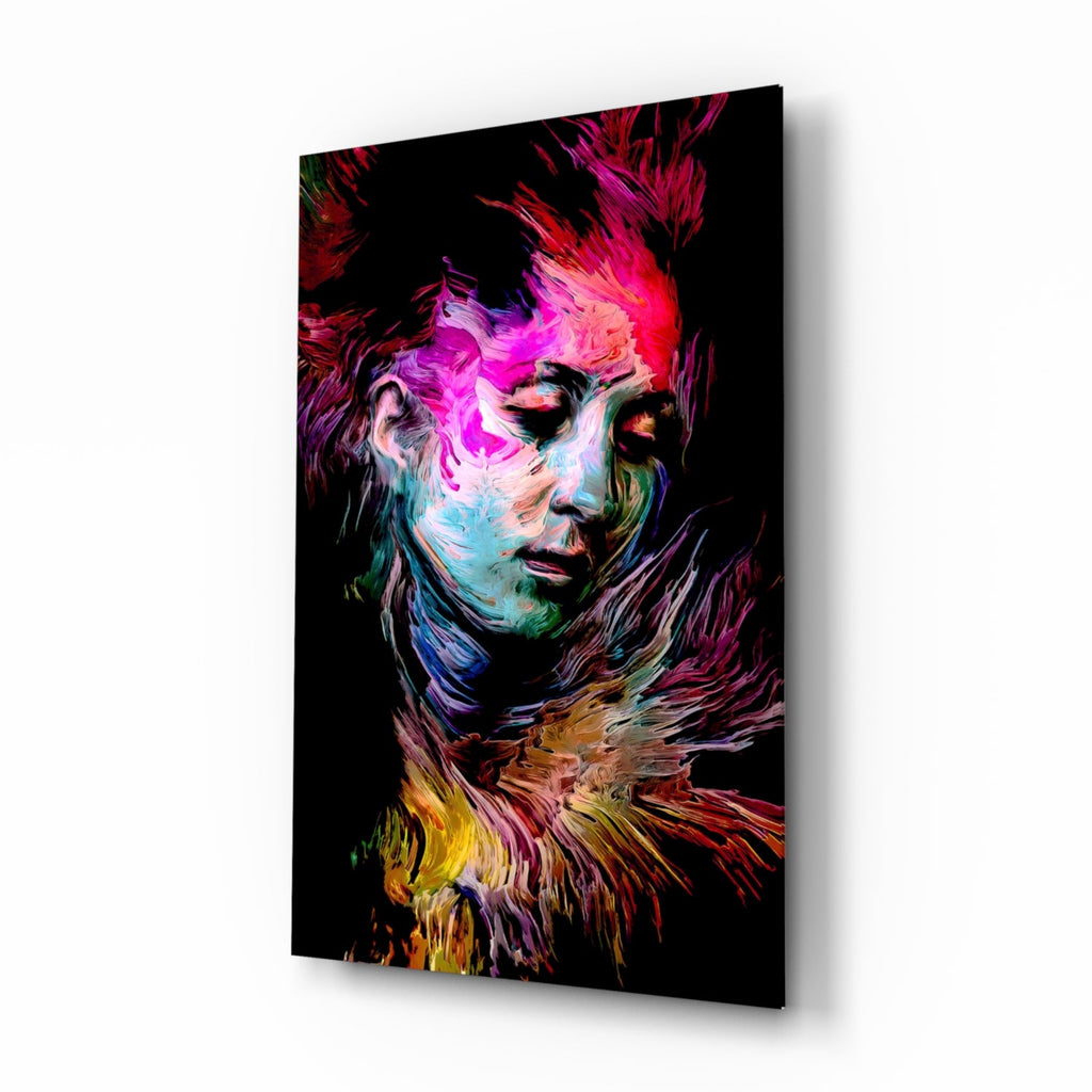 Colorful Thoughts Glass Wall Art-0