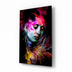 Colorful Thoughts Glass Wall Art-0