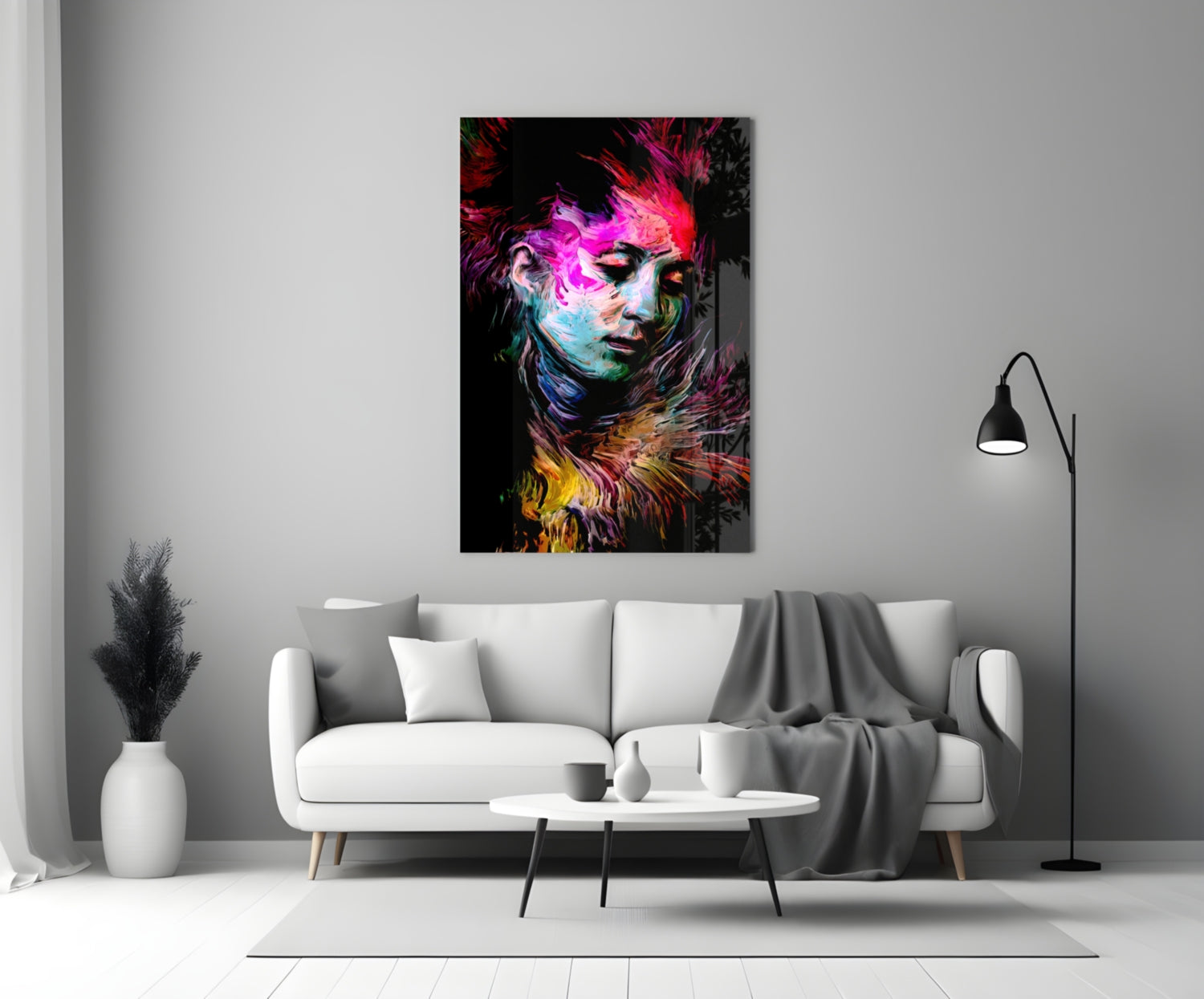 Colorful Thoughts Glass Wall Art-2