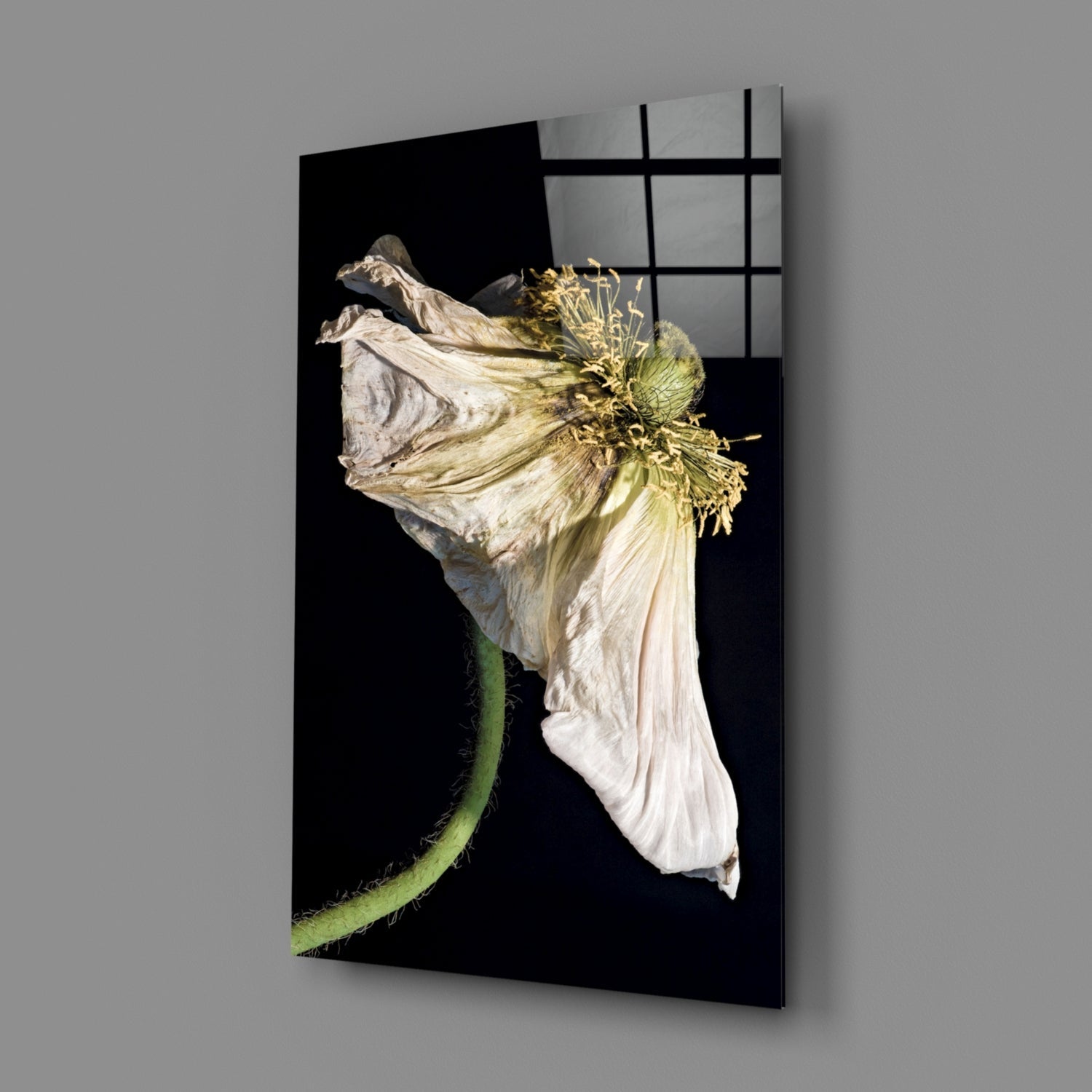 Flower Glass Wall Art-1