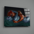 Water And Fire Glass Wall Art-1