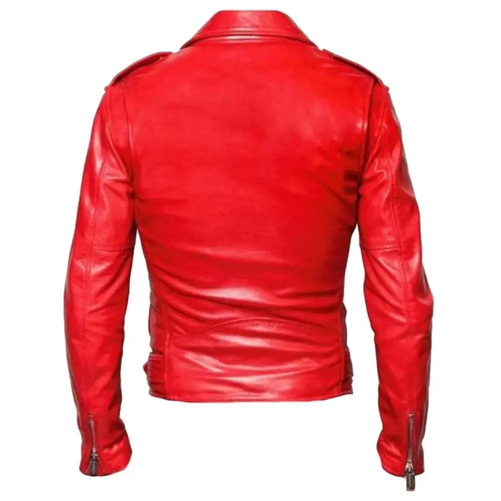 Men's Classic USA Moto Leather Jacket-1