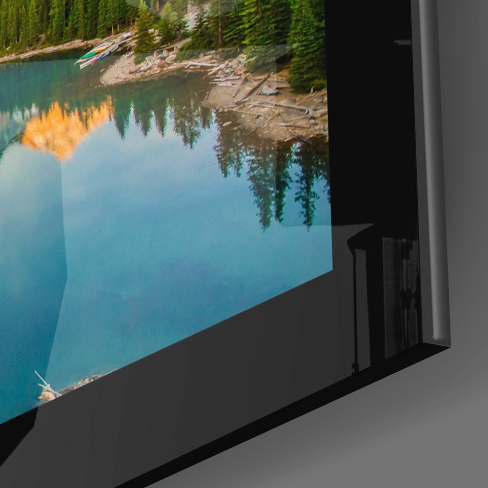 Lake View Glass Wall Art-2