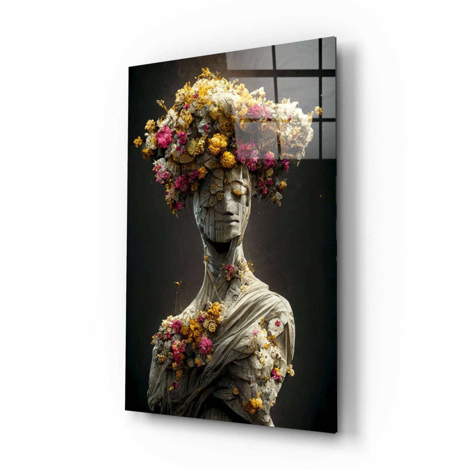 Abandoned Statue Glass Art  || Designer Collection-0