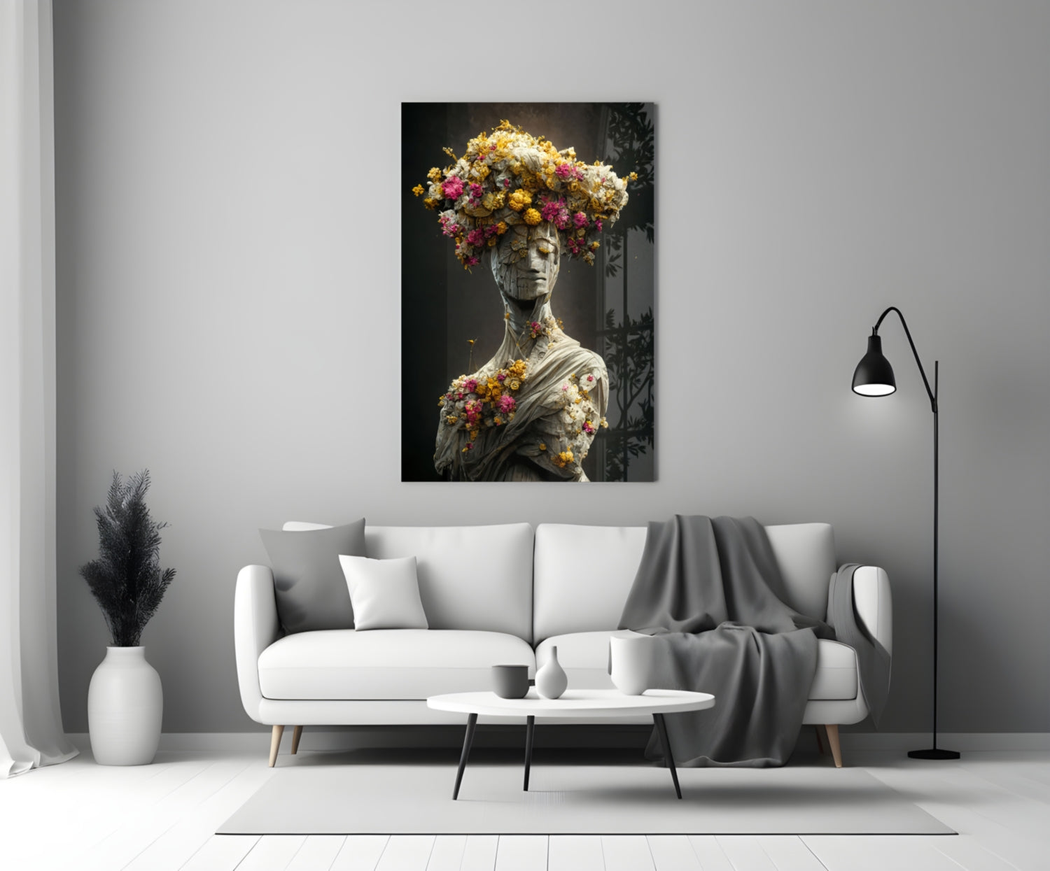 Abandoned Statue Glass Art  || Designer Collection-2