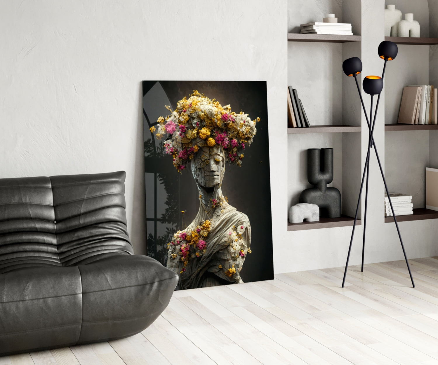 Abandoned Statue Glass Art  || Designer Collection-4