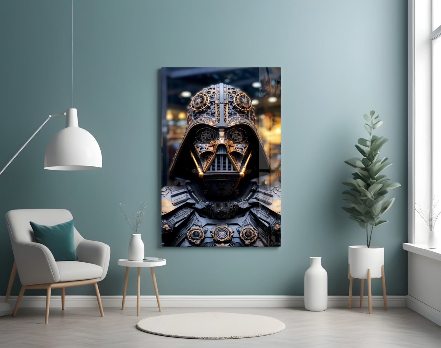 Darth Vader Glass Wall Art || Designer Collection-3