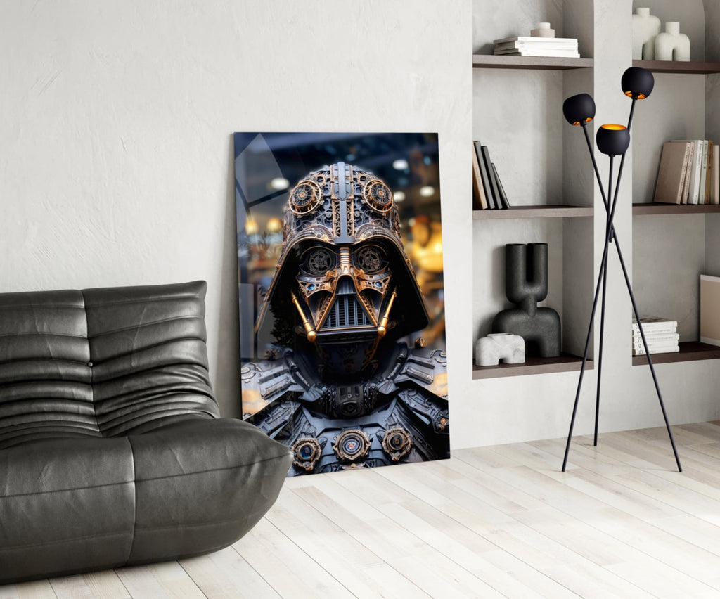 Darth Vader Glass Wall Art || Designer Collection-4