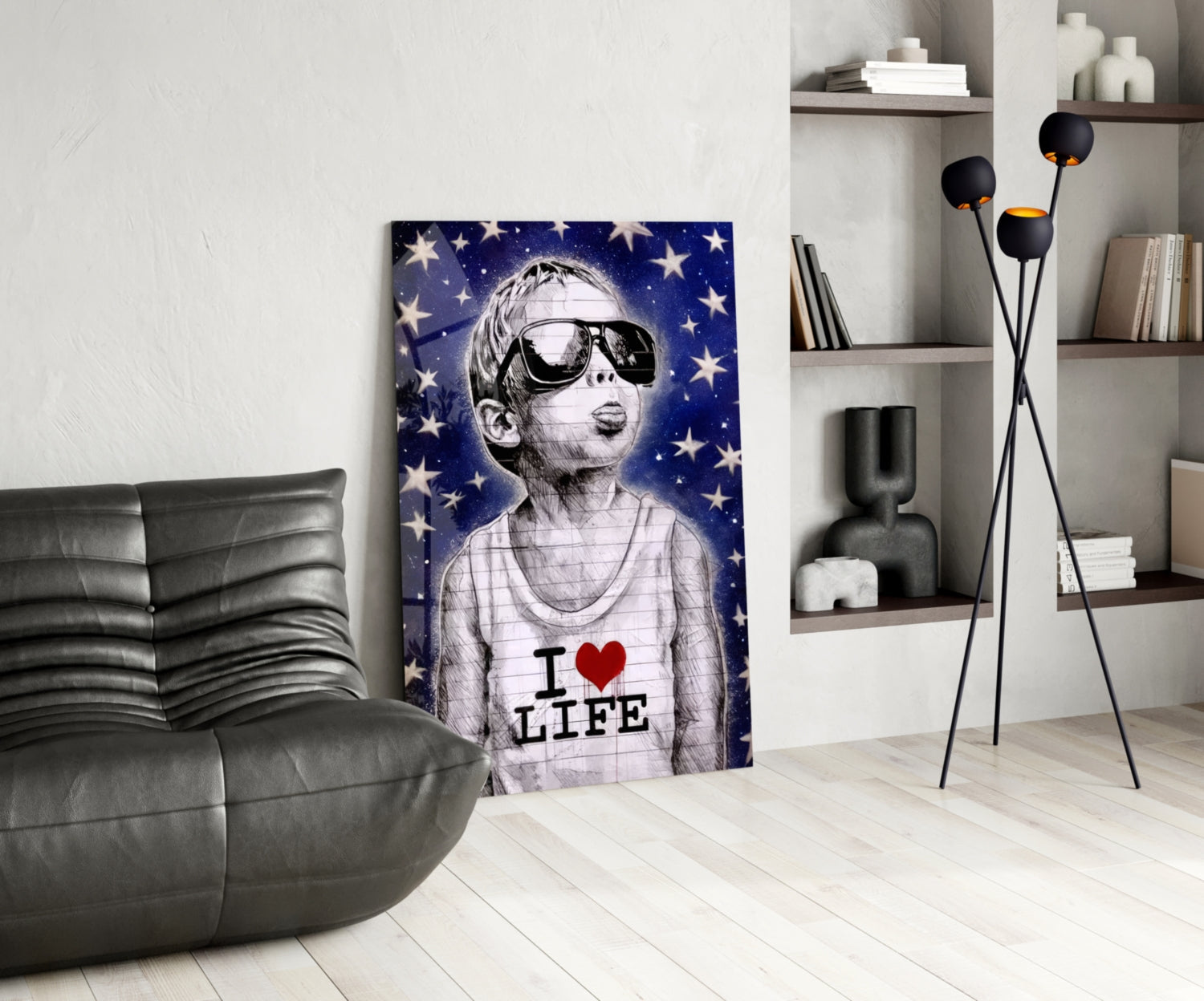 I Love Life Glass Wall Art || Designer Collection-4