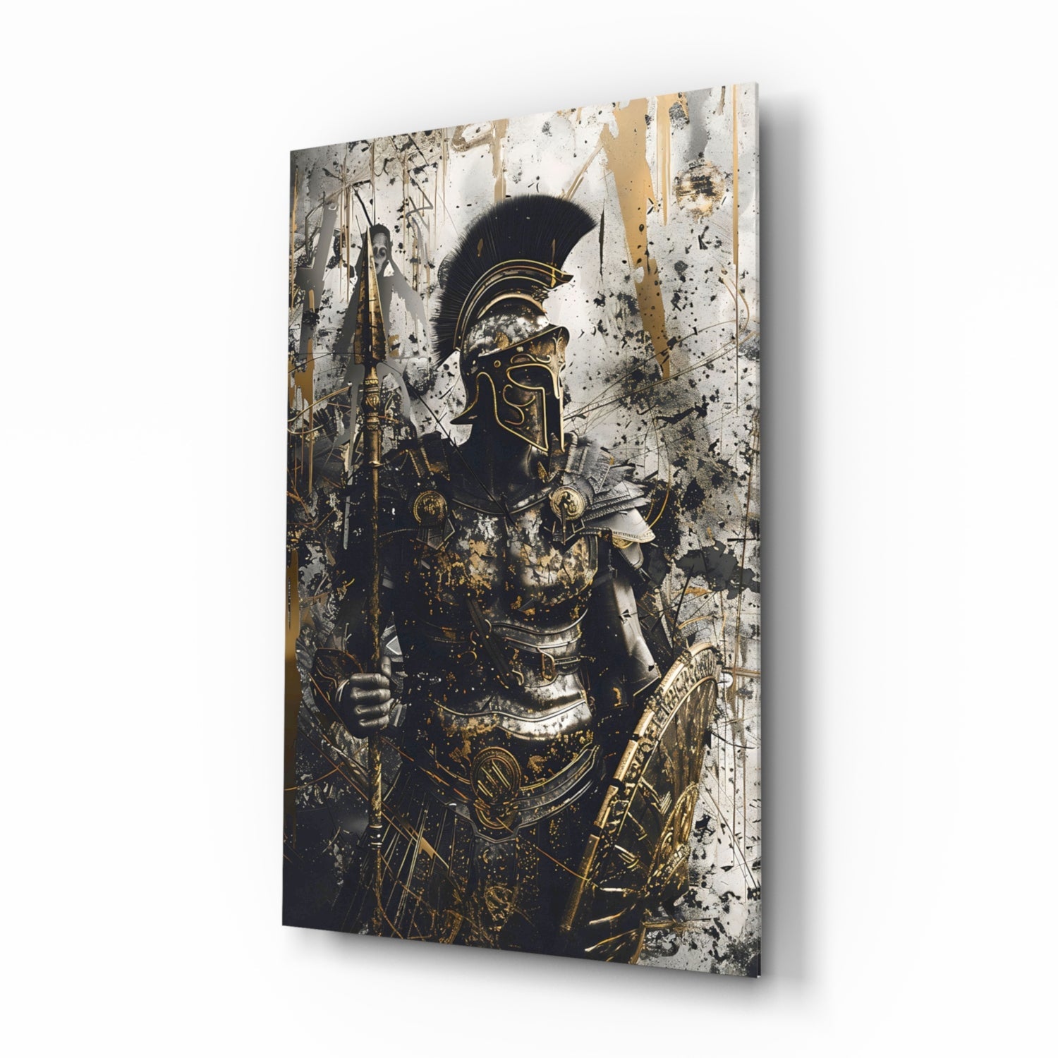 Gladiator Glass Wall Art || Designer Collection-0