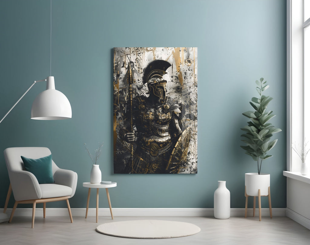 Gladiator Glass Wall Art || Designer Collection-3