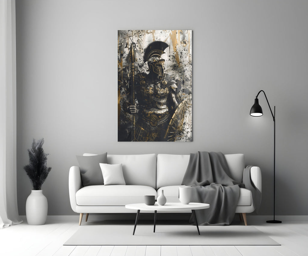 Gladiator Glass Wall Art || Designer Collection-2