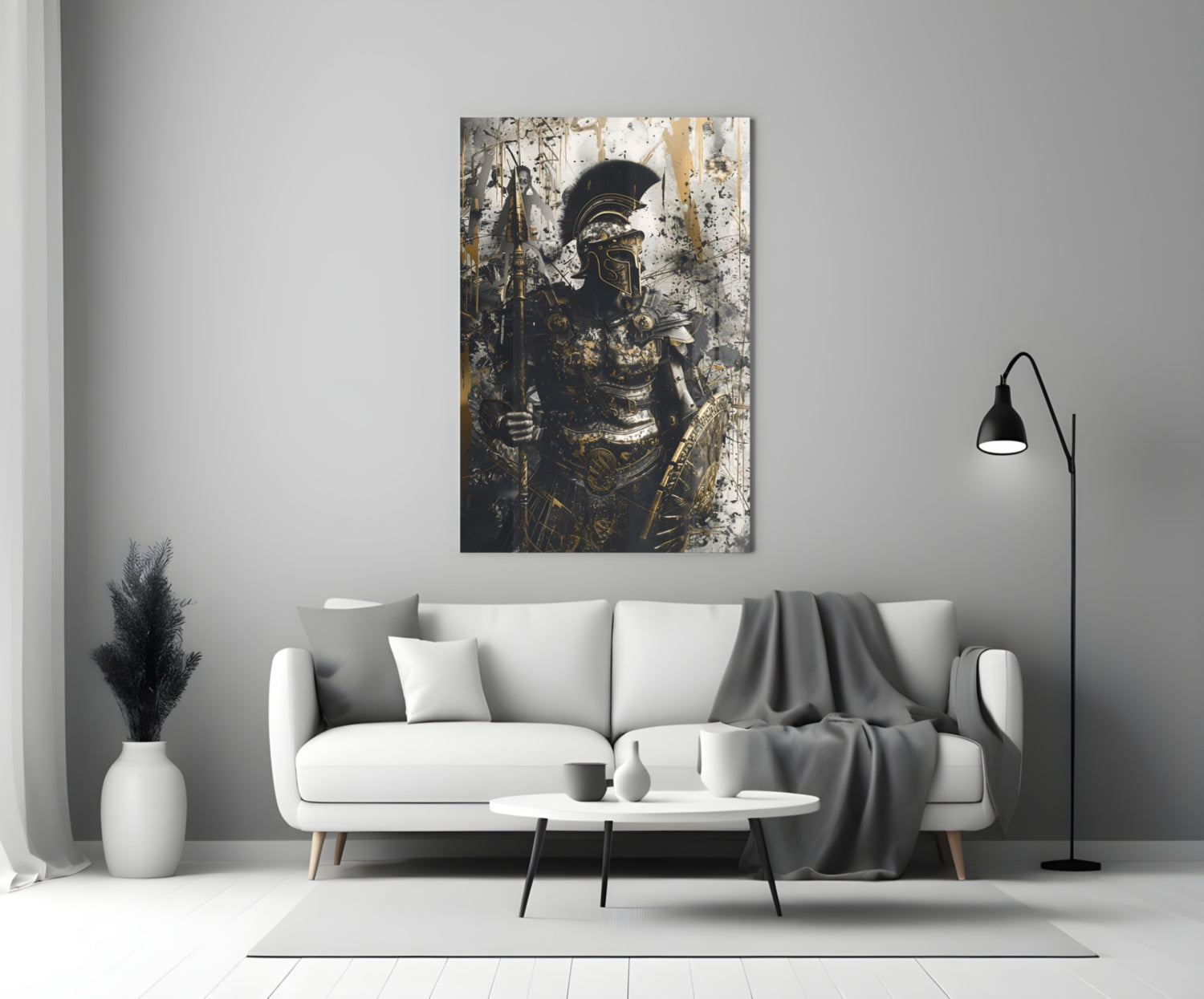 Gladiator Glass Wall Art || Designer Collection-2