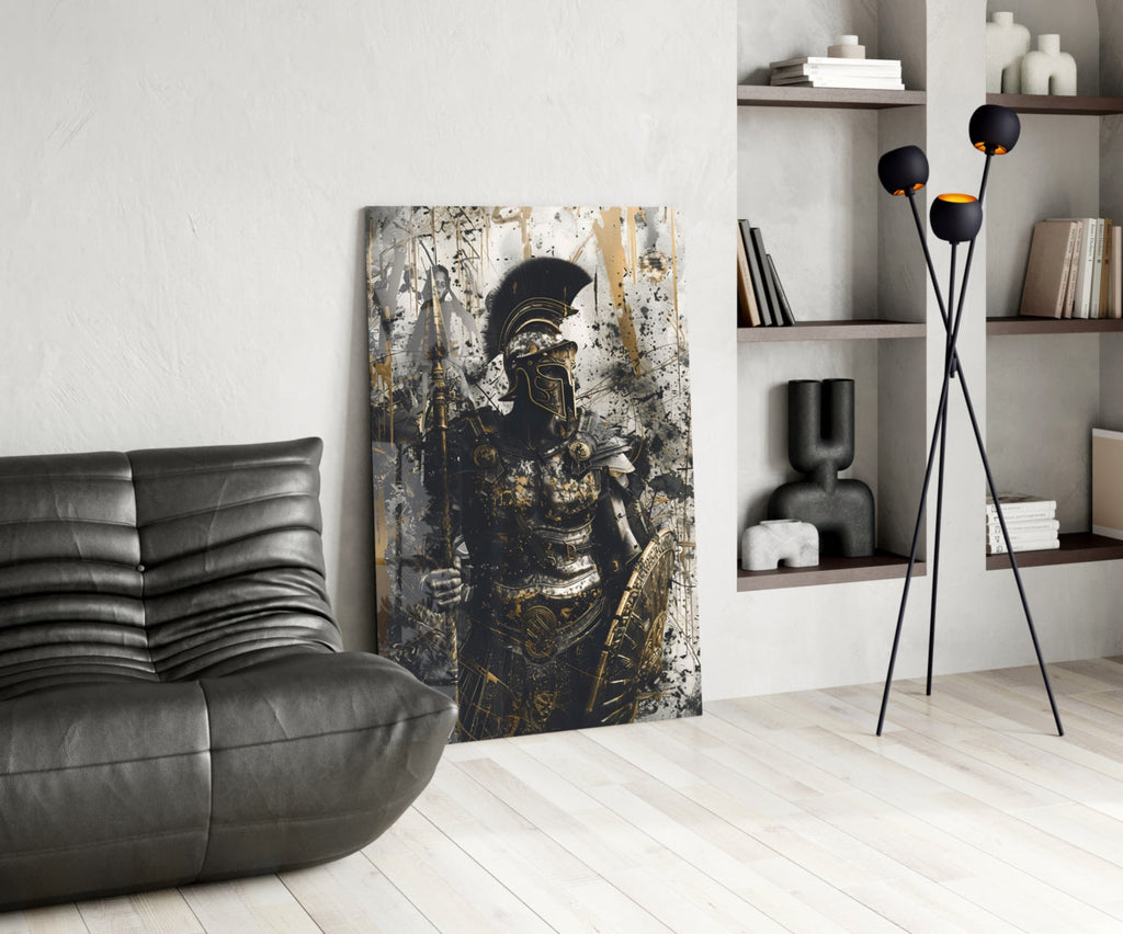 Gladiator Glass Wall Art || Designer Collection-4