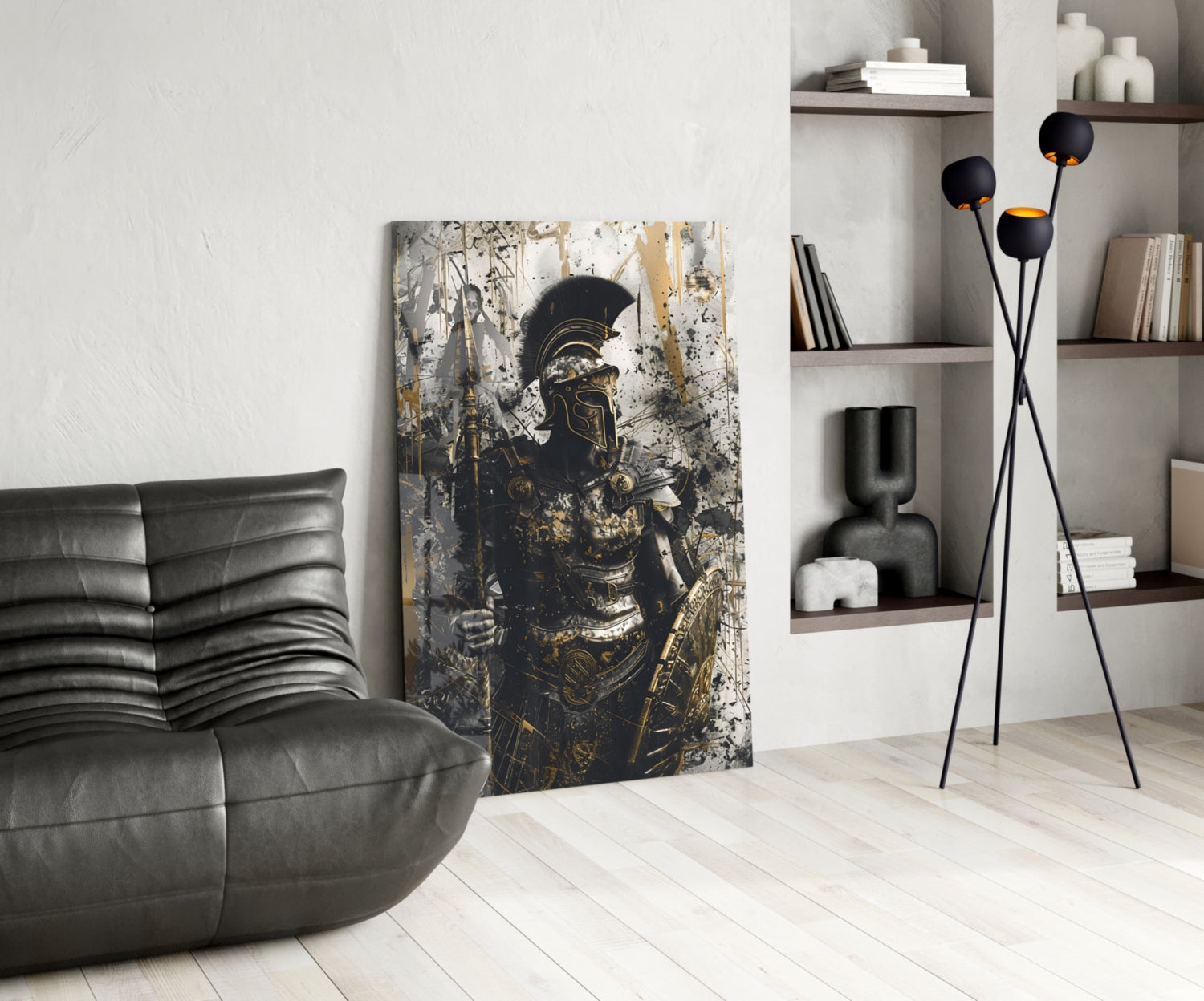 Gladiator Glass Wall Art || Designer Collection-4