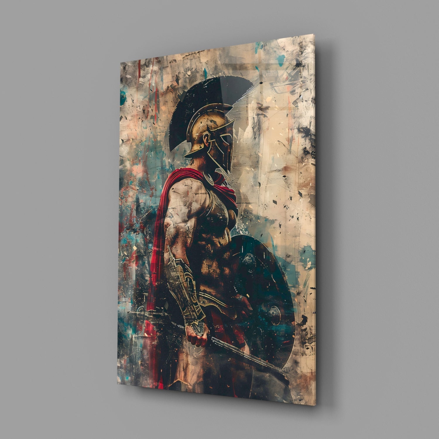 Gladiator Glass Wall Art || Designer Collection-1