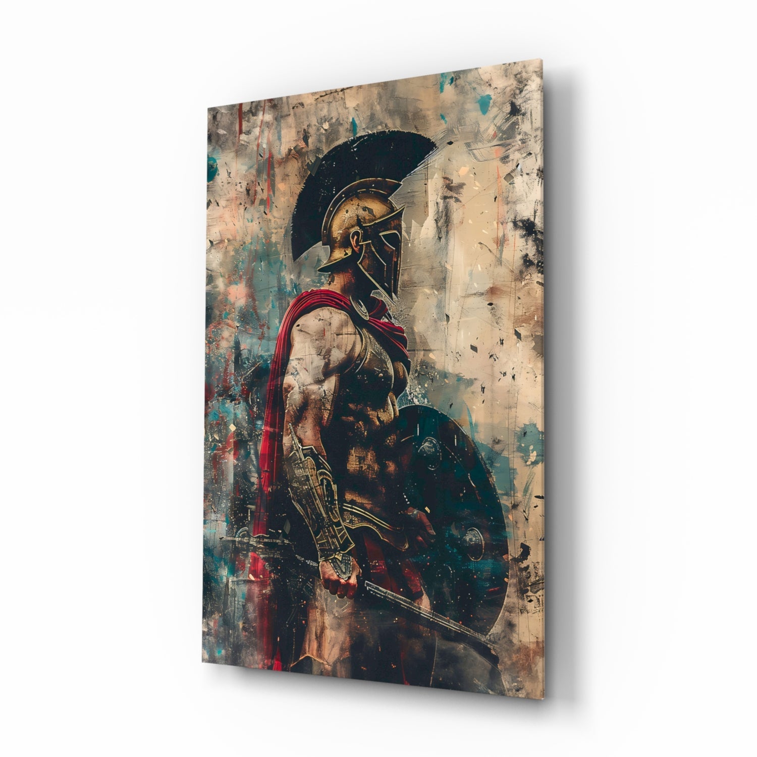 Gladiator Glass Wall Art || Designer Collection-0
