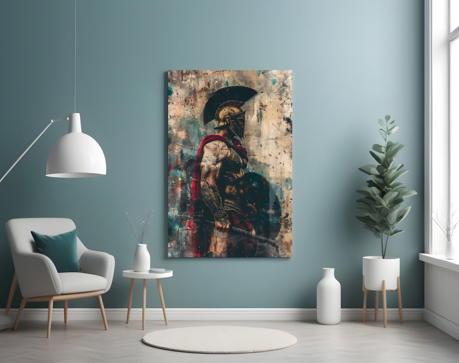 Gladiator Glass Wall Art || Designer Collection-3