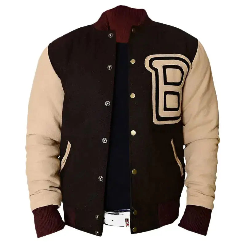 Men's Hotline Miami Wool Bomber Varsity Jacket-1