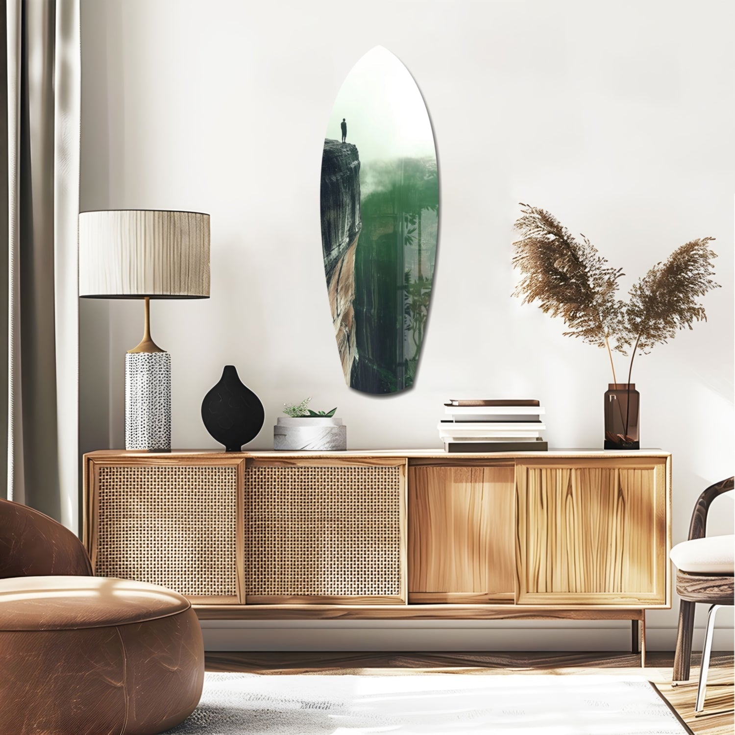 Solitude Glass Wall Art-1