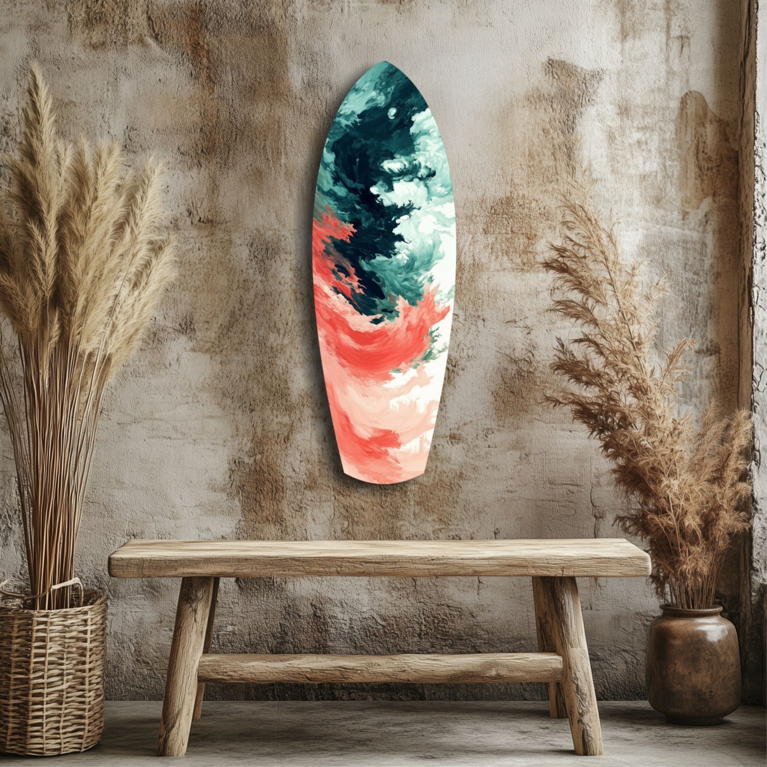 Relentless Waves Glass Wall Art-2