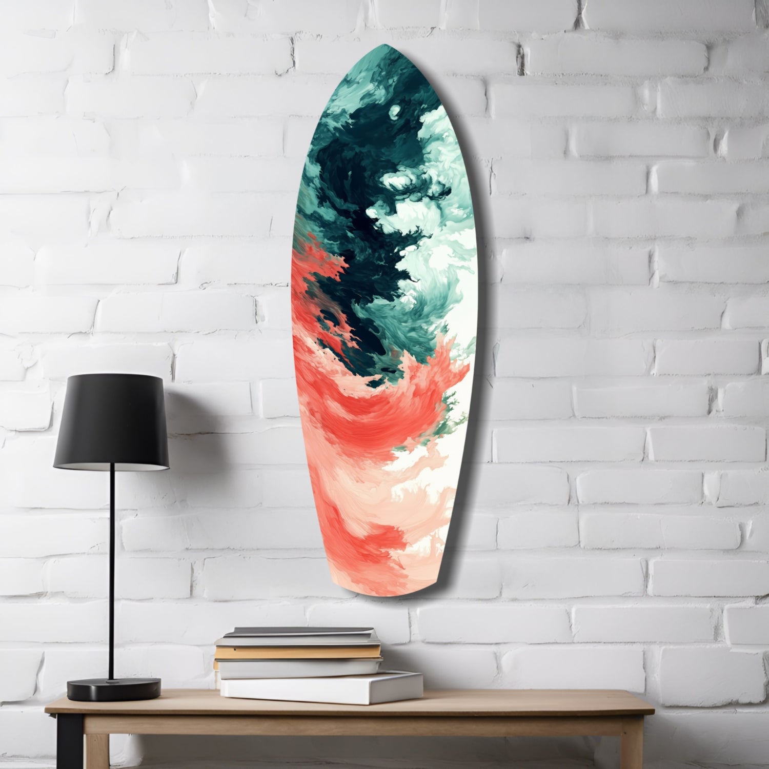 Relentless Waves Glass Wall Art-3