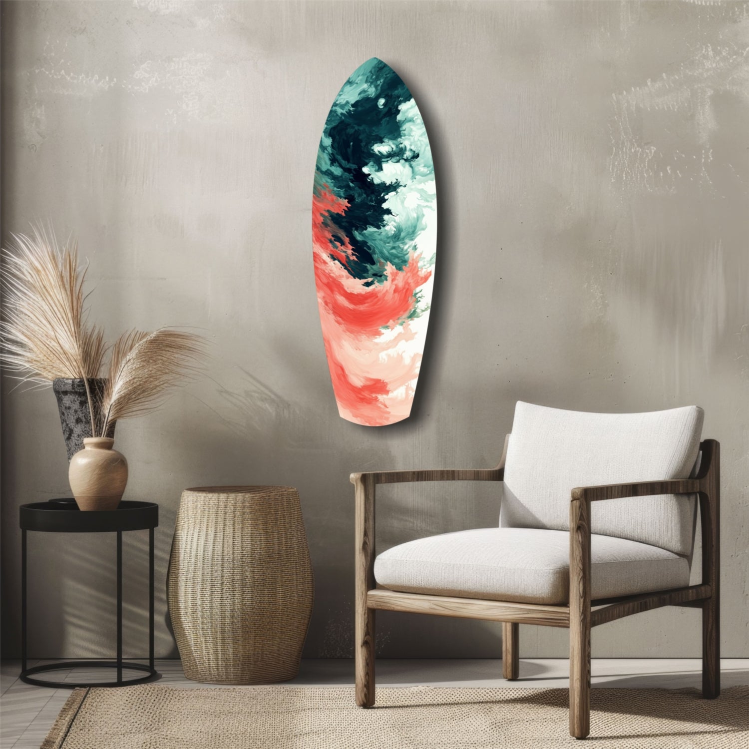 Relentless Waves Glass Wall Art-4