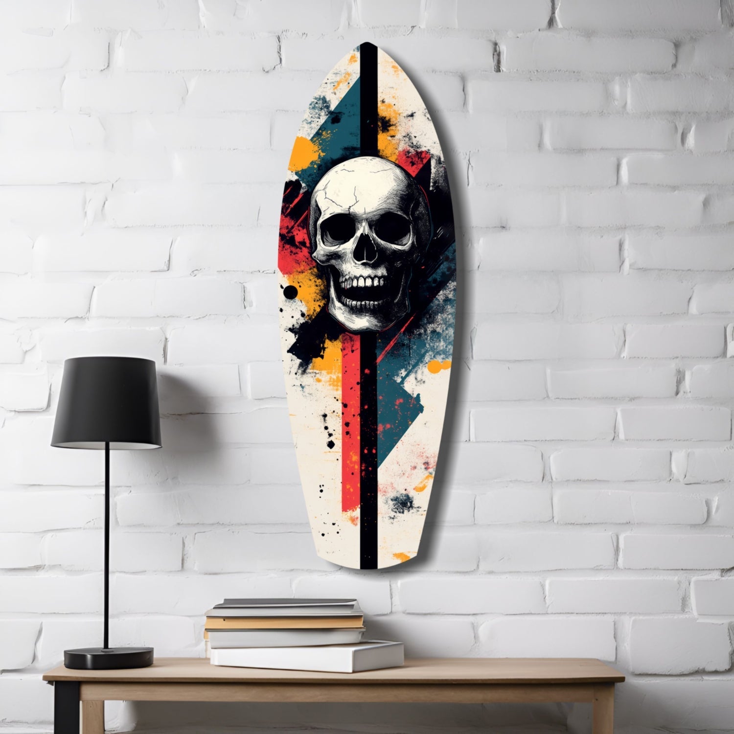 Skull Glass Wall Art-3