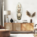 Cute Rabbit Glass Wall Art-1