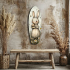 Cute Rabbit Glass Wall Art-2