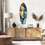 Fragmented Beauty Glass Wall Art-1