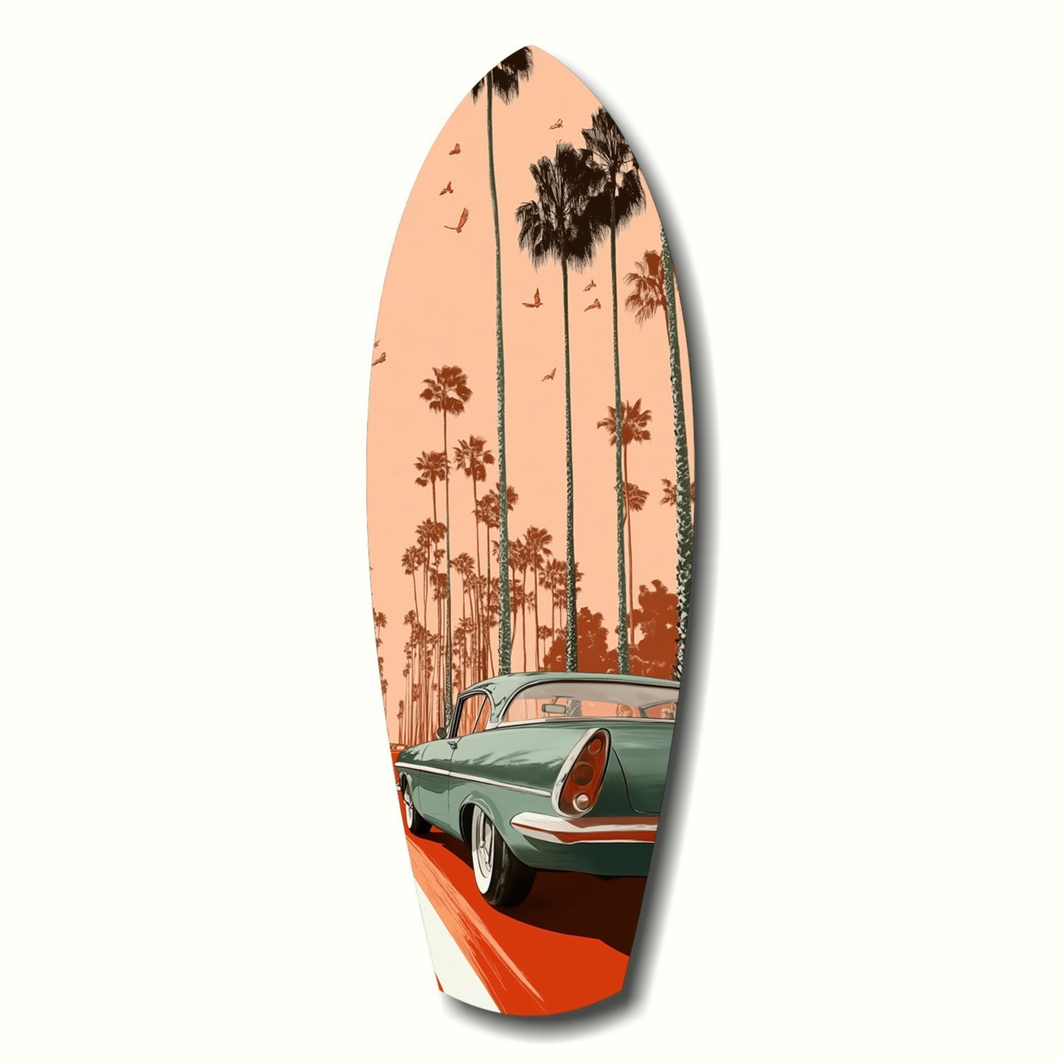 California Dreams V2 Glass Wall Art-0