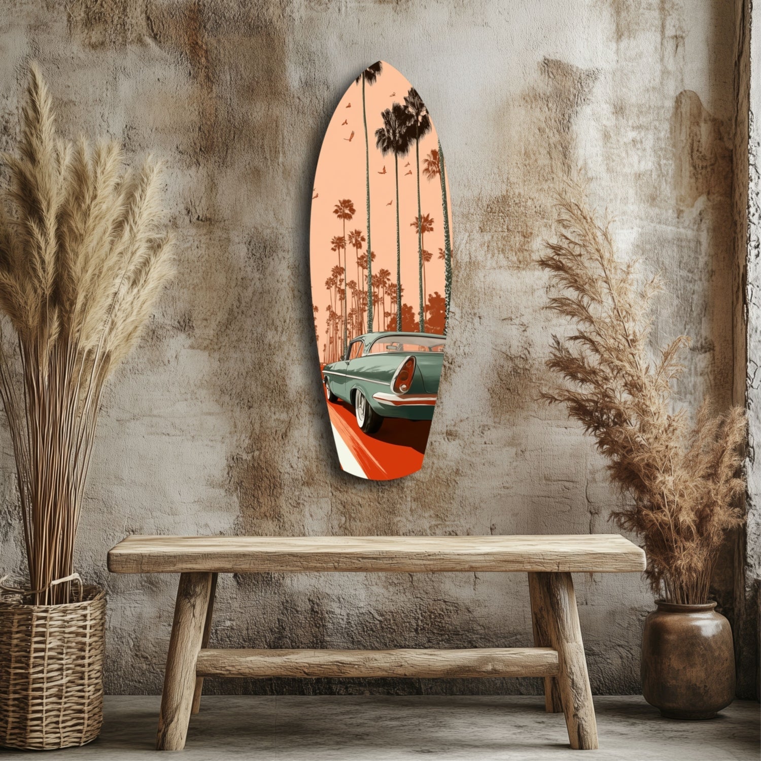 California Dreams V2 Glass Wall Art-2