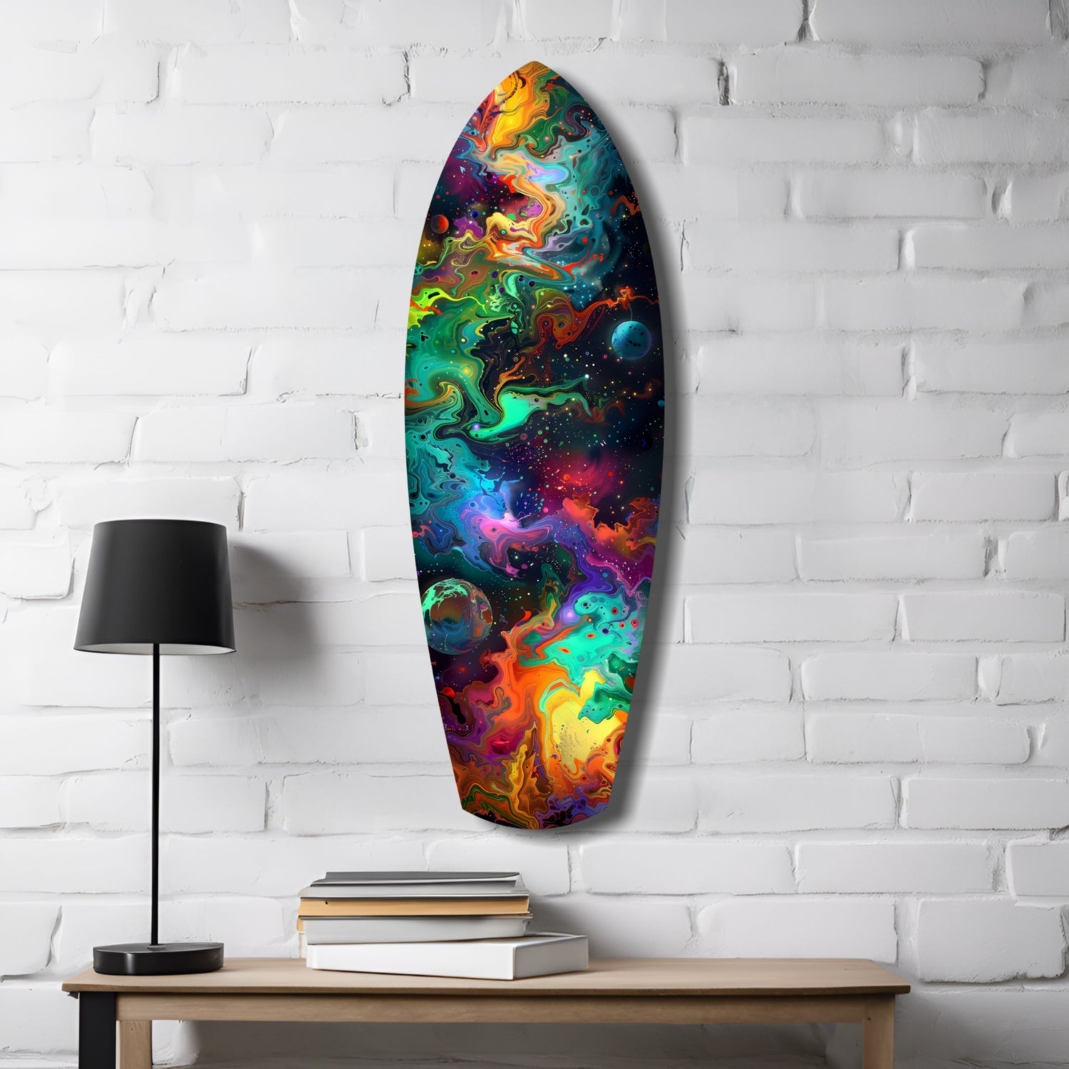 Kinetic Cosmos Glass Wall Art-3